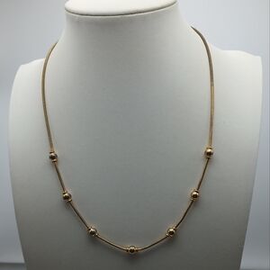 Napier gold tone necklace